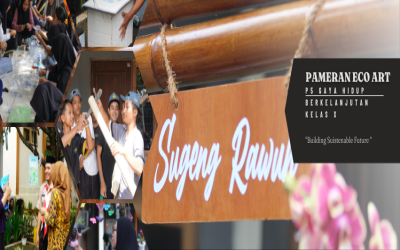 SMK N 1 PRINGAPUS GELAR PAMERAN ECO ART : P5 GAYA HIDUP BERKELANJUTAN